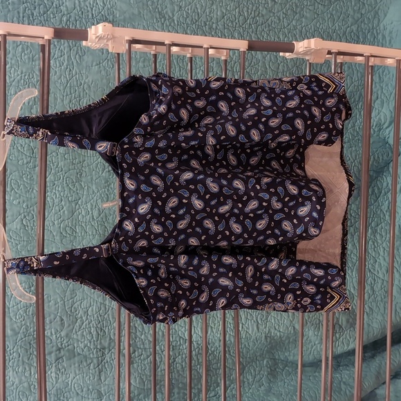 LN Lands' End 22W Tankini Top Wireless Built-in Bra - Picture 2 of 2